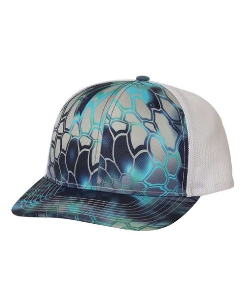 Richardson - Patterned Snapback Trucker Cap - 112P