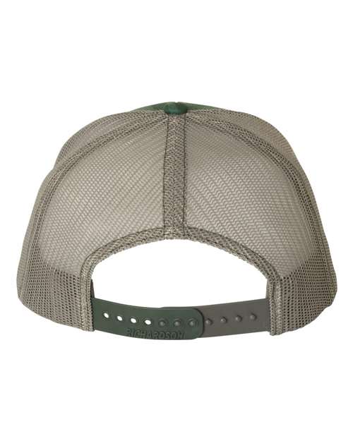 Richardson - Patterned Snapback Trucker Cap - 112P