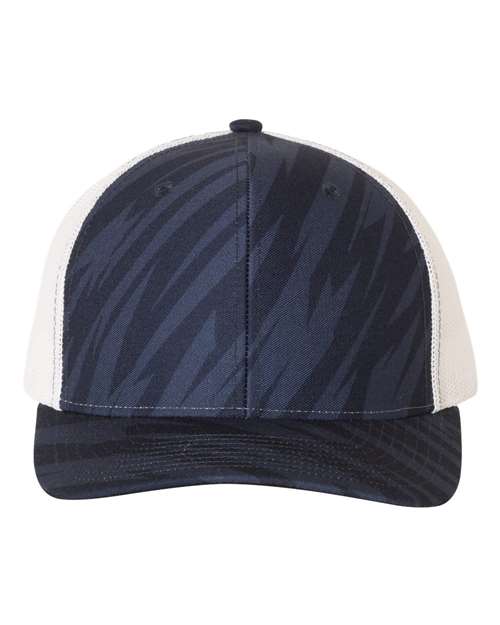 Richardson - Patterned Snapback Trucker Cap - 112P