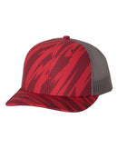 Richardson - Patterned Snapback Trucker Cap - 112P