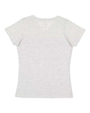 LAT - Women's V-Neck Fine Jersey Tee - 3507