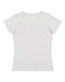 LAT - Women's V-Neck Fine Jersey Tee - 3507