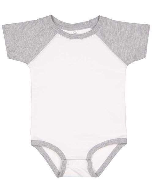 Rabbit Skins - Infant Baseball Fine Jersey Bodysuit - 4430