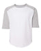 LAT - Youth Baseball Fine Jersey Three-Quarter Sleeve Tee - 6130