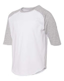 LAT - Youth Baseball Fine Jersey Three-Quarter Sleeve Tee - 6130