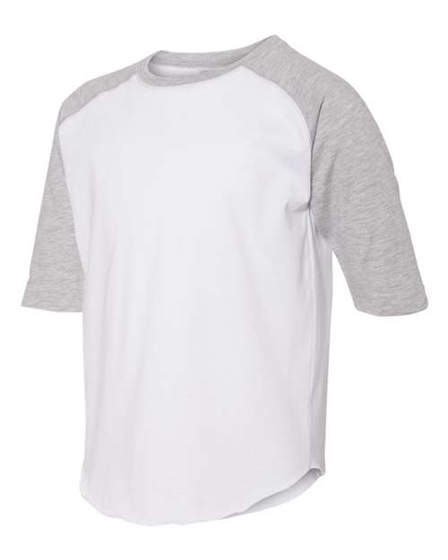 LAT - Youth Baseball Fine Jersey Three-Quarter Sleeve Tee - 6130