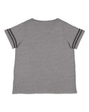 LAT - Curvy Collection Women's Vintage Football T-Shirt - 3837