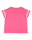 LAT - Curvy Collection Women's Vintage Football T-Shirt - 3837