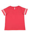 LAT - Curvy Collection Women's Vintage Football T-Shirt - 3837