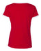 LAT - Women's Retro Ringer Fine Jersey V-Neck Tee - 3532