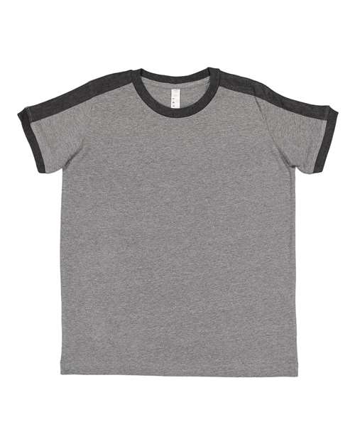 LAT - Youth Retro Ringer Fine Jersey Tee - 6132