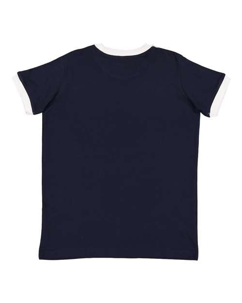 LAT - Youth Retro Ringer Fine Jersey Tee - 6132