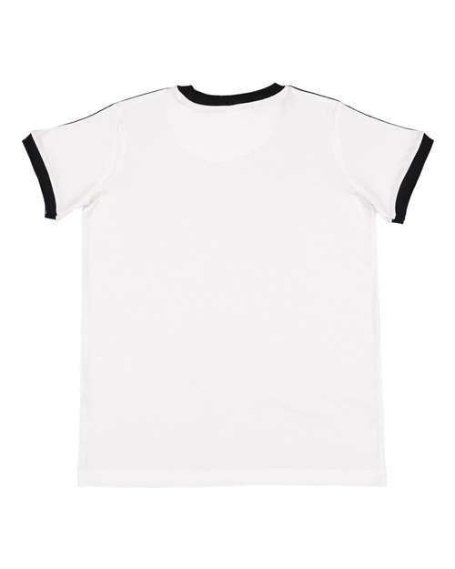 LAT - Youth Retro Ringer Fine Jersey Tee - 6132