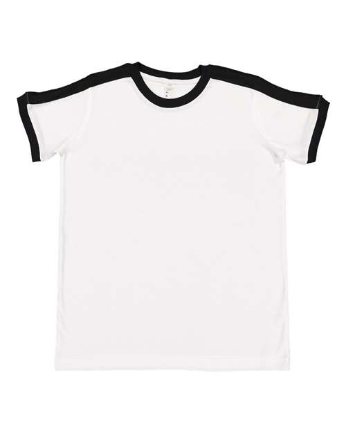 LAT - Youth Retro Ringer Fine Jersey Tee - 6132