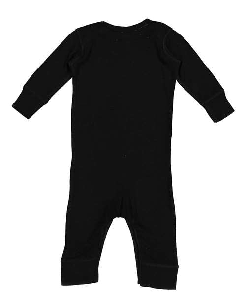 Rabbit Skins - Infant Long Legged Baby Rib Bodysuit - 4412