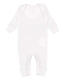 Rabbit Skins - Infant Long Legged Baby Rib Bodysuit - 4412