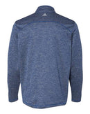 Adidas - Brushed Terry Heathered Quarter-Zip Pullover - A284