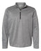 Adidas - Brushed Terry Heathered Quarter-Zip Pullover - A284