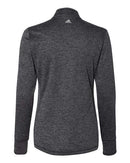 Adidas - Women's Brushed Terry Heathered Quarter-Zip Pullover - A285