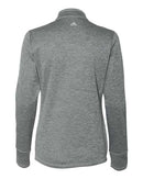 Adidas - Women's Brushed Terry Heathered Quarter-Zip Pullover - A285