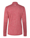 Adidas - Women's Brushed Terry Heathered Quarter-Zip Pullover - A285