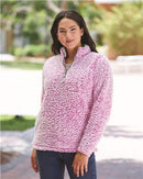 J. America - Women’s Epic Sherpa Quarter-Zip Pullover - 8451