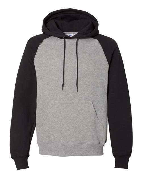 Russell Athletic - Dri Power® Colorblock Raglan Hooded Sweatshirt - 693HBM