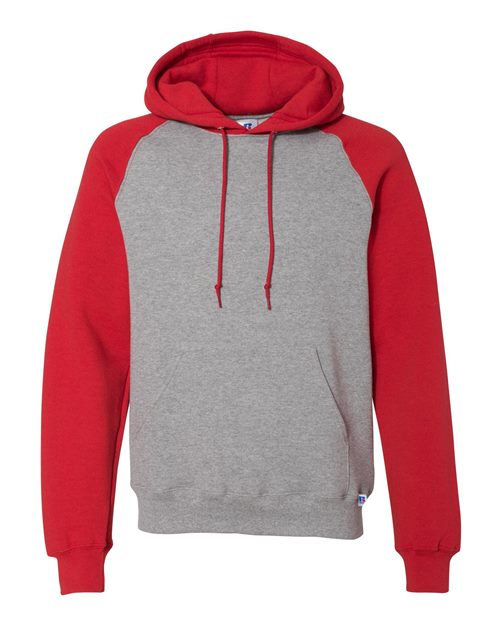 Russell Athletic - Dri Power® Colorblock Raglan Hooded Sweatshirt - 693HBM