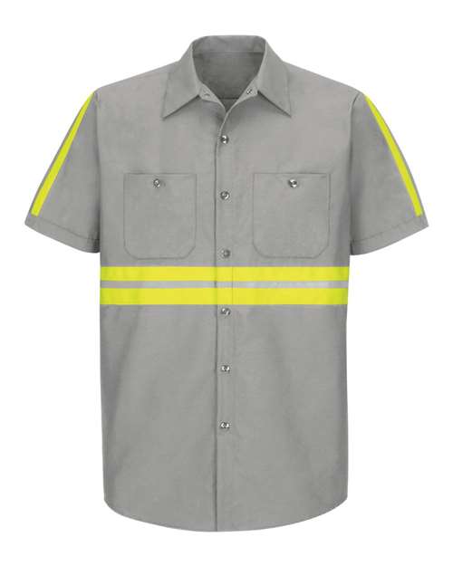 Red Kap - Enhanced Visibility Industrial Work Shirt Long Sizes - SP24EL