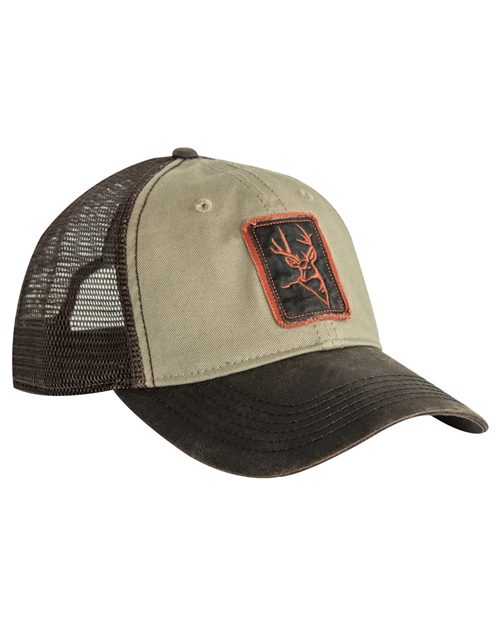 DRI DUCK - Waxy Cotton Trucker Buck Icon Cap - 3002DD