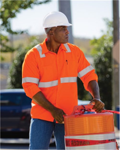 Red Kap - High Visibility Work Shirt Tall Sizes - SS14HVT