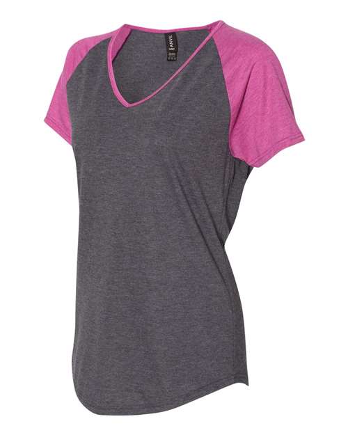 Anvil - Women’s Triblend Colorblocked Raglan T-Shirt - 6770VL