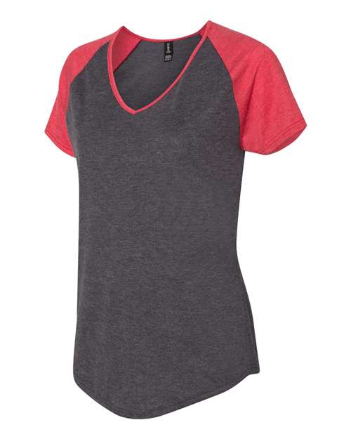 Anvil - Women’s Triblend Colorblocked Raglan T-Shirt - 6770VL