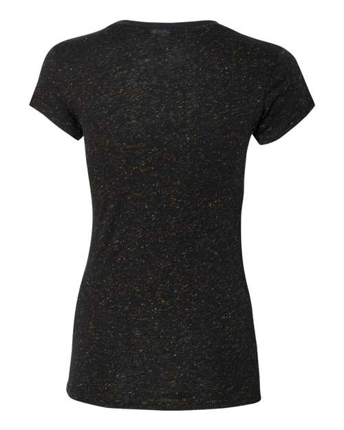 J. America - Women’s Glitter Short Sleeve T-Shirt - 8138