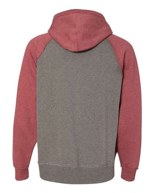 J. America - Vintage Heather Hooded Sweatshirt - 8885