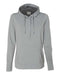 J. America - Women’s Omega Stretch Snap-Placket Hooded Pullover - 8431