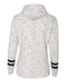 J. America - Women’s Mélange Fleece Striped-Sleeve Hooded Sweatshirt - 8674