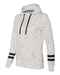 J. America - Women’s Mélange Fleece Striped-Sleeve Hooded Sweatshirt - 8674