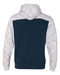 J. America - Mélange Fleece Colorblocked Hooded Sweatshirt - 8676