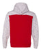 J. America - Mélange Fleece Colorblocked Hooded Sweatshirt - 8676