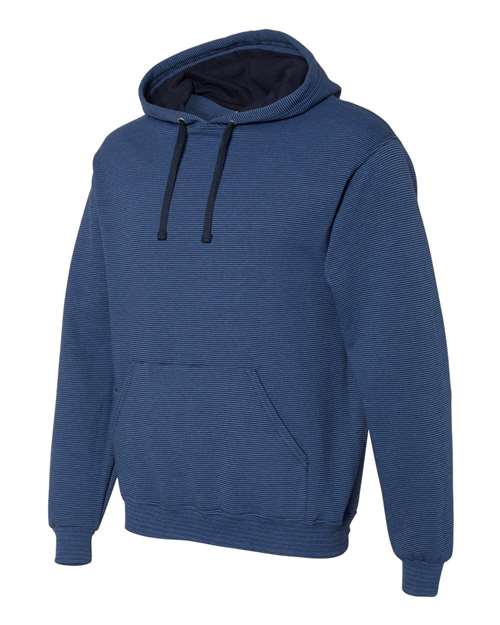 Fruit of the Loom - Sofspun® Microstripe Hooded Pullover Sweatshirt - SF77R