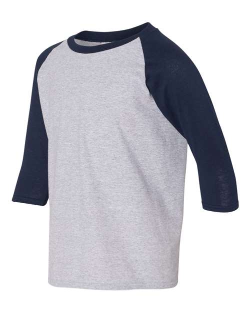 Gildan - Heavy Cotton™ Youth Raglan Three-Quarter Sleeve T-Shirt - 5700B