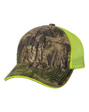 Outdoor Cap - Washed Brushed Mesh-Back Camo Cap - CGWM301