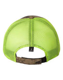 Outdoor Cap - Washed Brushed Mesh-Back Camo Cap - CGWM301