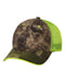 Outdoor Cap - Washed Brushed Mesh-Back Camo Cap - CGWM301