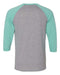 JERZEES - Triblend Three-Quarter Raglan Baseball T-Shirt - 601RR