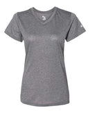 Badger - Women’s Triblend Performance V-Neck Short Sleeve T-Shirt - 4962