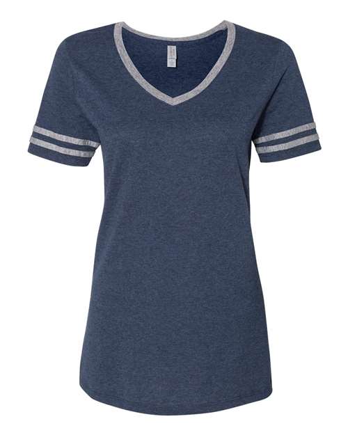 JERZEES - Women's Varsity Triblend V-Neck T-Shirt - 602WVR