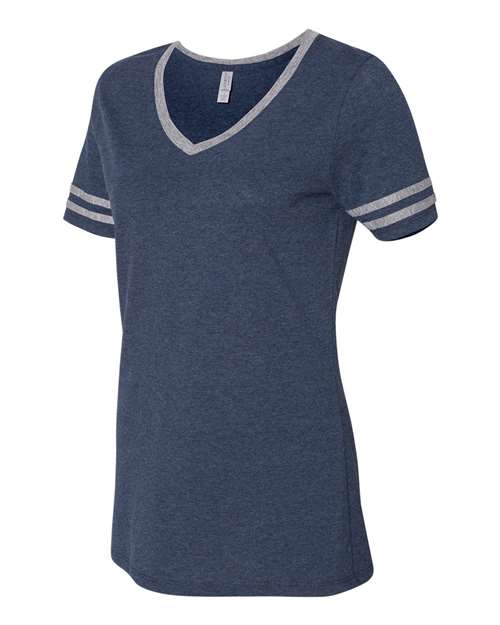 JERZEES - Women's Varsity Triblend V-Neck T-Shirt - 602WVR