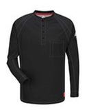 Bulwark - Long Sleeve Henley Long Sizes - QT20L